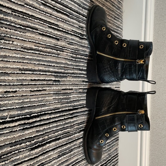 Giuseppe Zanotti design black boot SZ 39.5 - Picture 4 of 8